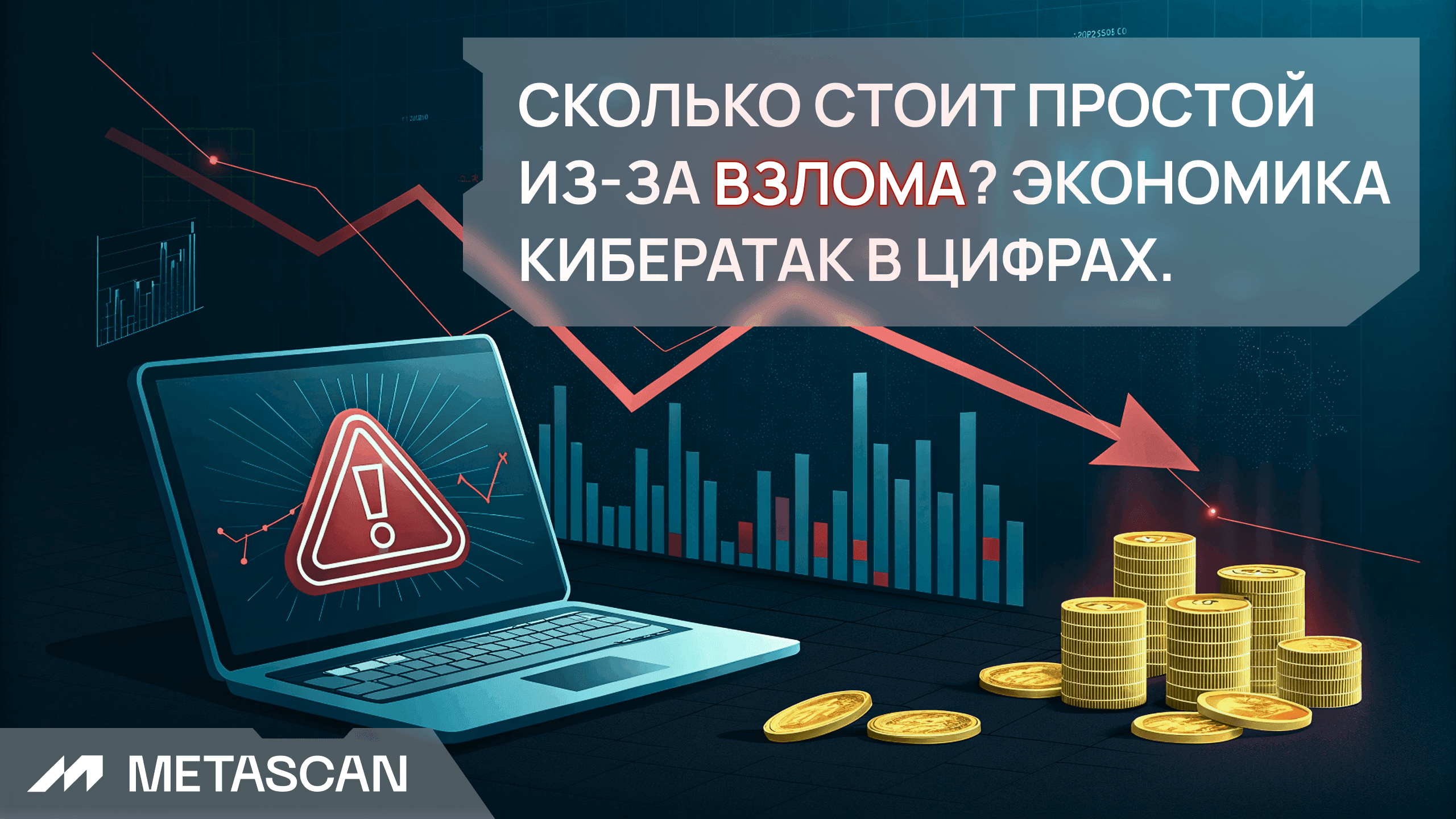 Сколько стоит простой из-за взлома?